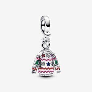 Authentic Christmas Sweater Dangle Pandora Charm